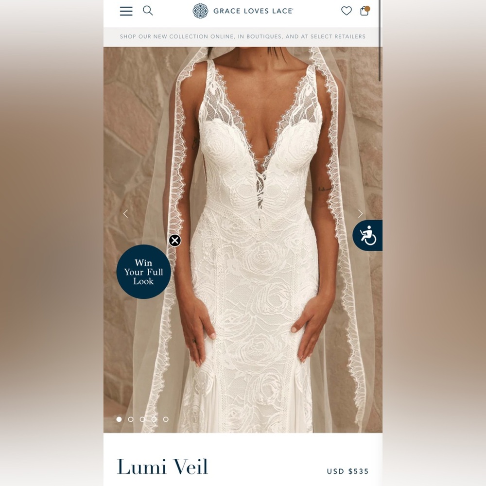 The Lumi Veil by Grace Loves Lace